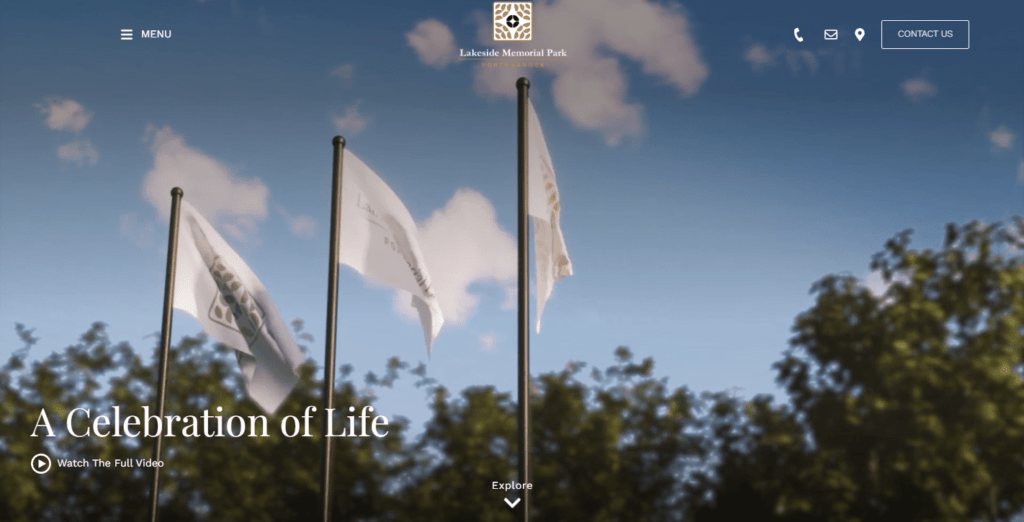 a group of flags on poles